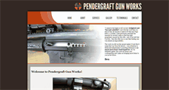 Desktop Screenshot of pendergraftgunworks.com